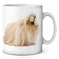 Flower in Hair Guinea Pig Ceramic 10oz Coffee Mug/Tea Cup