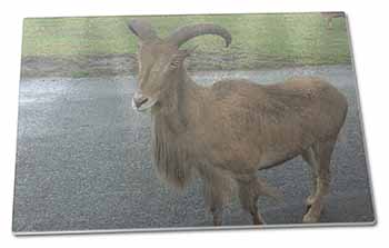 Large Glass Cutting Chopping Board Cute Nanny Goat