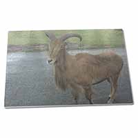 Large Glass Cutting Chopping Board Cute Nanny Goat
