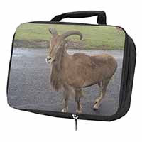 Cute Nanny Goat Black Insulated School Lunch Box/Picnic Bag