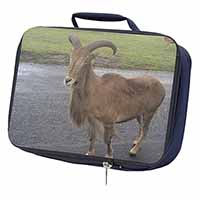 Cute Nanny Goat Navy Insulated School Lunch Box/Picnic Bag
