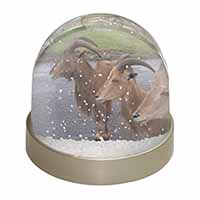 Three Cheeky Goats Snow Globe Photo Waterball