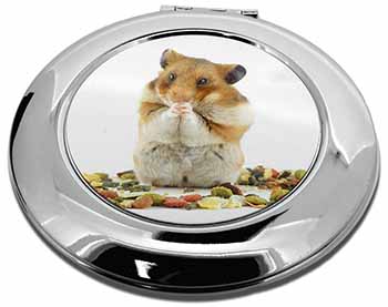 Lunch Box Hamster Make-Up Round Compact Mirror