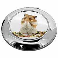 Lunch Box Hamster Make-Up Round Compact Mirror