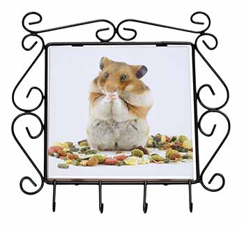 Lunch Box Hamster Wrought Iron Key Holder Hooks