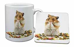 Lunch Box Hamster Mug and Coaster Set