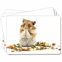 Lunch Box Hamster Picture Placemats in Gift Box
