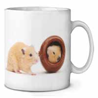 Hamsters in Play Pot Ceramic 10oz Coffee Mug/Tea Cup