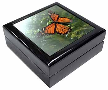 Red Butterfly in the Mist Keepsake/Jewellery Box