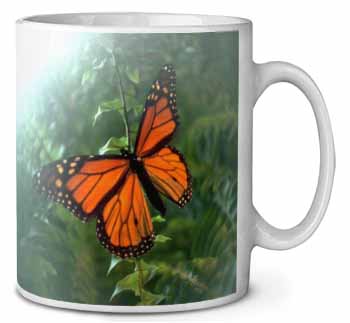 Red Butterfly in the Mist Ceramic 10oz Coffee Mug/Tea Cup