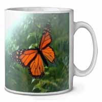 Red Butterfly in the Mist Ceramic 10oz Coffee Mug/Tea Cup