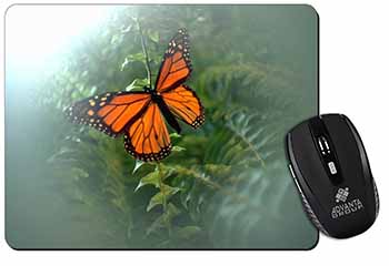 Red Butterfly in the Mist Computer Mouse Mat