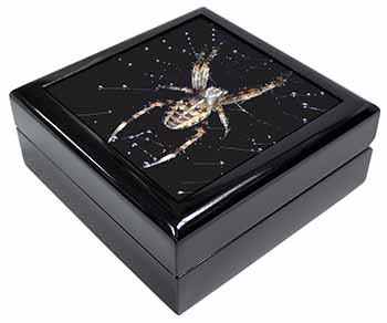 Spider on His Dew Drop Web Craft Keepsake/Jewellery Box
