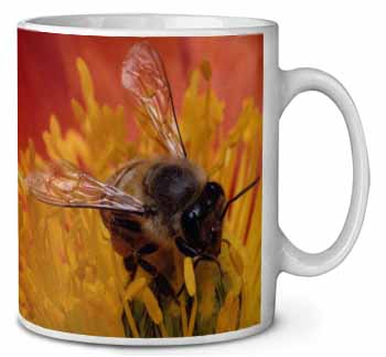 Honey Bee on Flower Ceramic 10oz Coffee Mug/Tea Cup