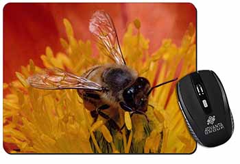 Honey Bee on Flower Computer Mouse Mat