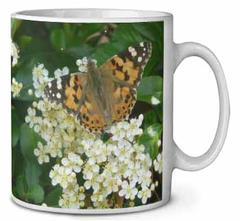 Painted Lady Butterfly Ceramic 10oz Coffee Mug/Tea Cup