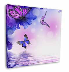 ButterFlies Square Canvas 12"x12" Wall Art Picture Print