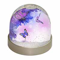 ButterFlies Snow Globe Photo Waterball