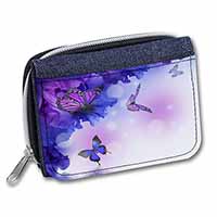 ButterFlies Unisex Denim Purse Wallet