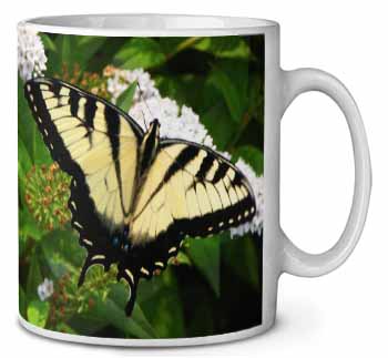 Pretty Black and Yellow Butterfly Ceramic Coffee Mug/Tea Cup