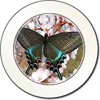 Black and Blue Butterfly Car or Van Permit Holder/Tax Disc Holder