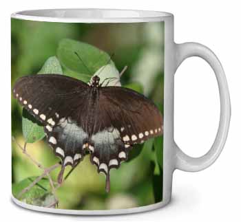 Butterflies, Brown Butterfly Ceramic 10oz Coffee Mug/Tea Cup