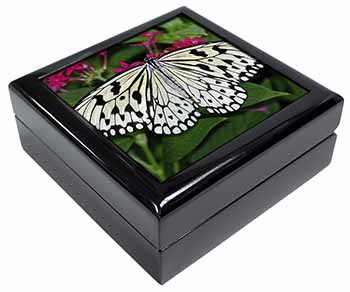 Black and White Butterfly Keepsake/Jewellery Box