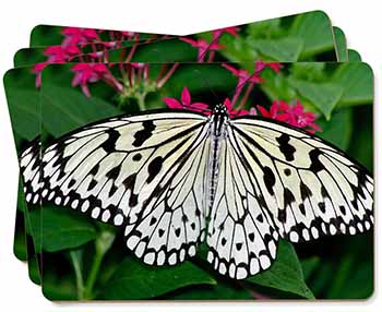 Black and White Butterfly Picture Placemats in Gift Box