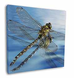 Dragonflies,Dragonfly Over Water,Print Square Canvas 12"x12" Wall Art Picture Pr