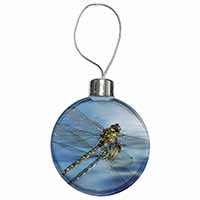 Dragonflies,Dragonfly Over Water,Print Christmas Bauble