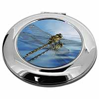 Dragonflies,Dragonfly Over Water,Print Make-Up Round Compact Mirror