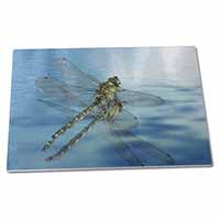 Large Glass Cutting Chopping Board Dragonflies,Dragonfly Over Water,Print