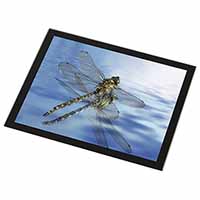 Dragonflies,Dragonfly Over Water,Print Black Rim High Quality Glass Placemat