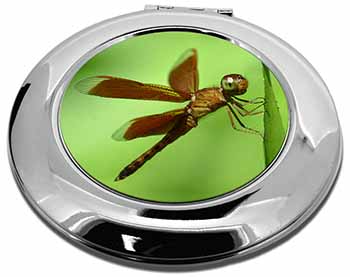 Dragonflies, Close-Up Dragonfly Print Make-Up Round Compact Mirror