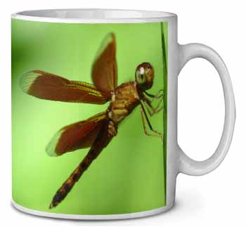 Dragonflies, Close-Up Dragonfly Print Ceramic 10oz Coffee Mug/Tea Cup