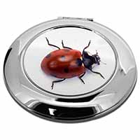 Close-Up Ladybird Print Make-Up Round Compact Mirror