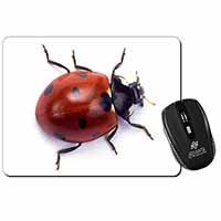 Close-Up Ladybird Print Computer Mouse Mat