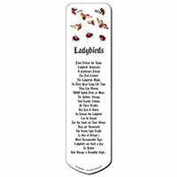 Flying Ladybirds Bookmark, Book mark, Printed full colour