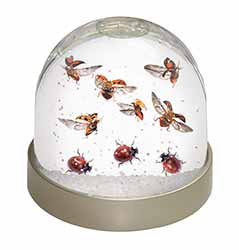 Flying Ladybirds Snow Globe Photo Waterball