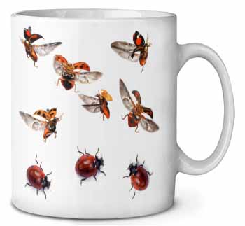 Flying Ladybirds Ceramic 10oz Coffee Mug/Tea Cup