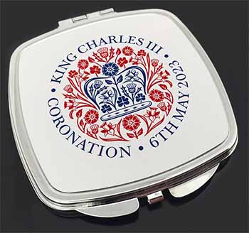 KING CHARLES CORONATION Make-Up Compact Mirror