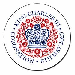 KING CHARLES CORONATION Fridge Magnet Printed Full Colour