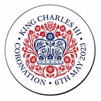 KING CHARLES CORONATION Fridge Magnet Printed Full Colour