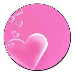 Pink Hearts Love Gift Fridge Magnet Printed Full Colour