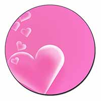 Pink Hearts Love Gift Fridge Magnet Printed Full Colour