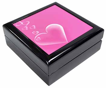 Pink Hearts Love Gift Keepsake/Jewellery Box