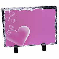 Pink Hearts Love Gift, Stunning Photo Slate