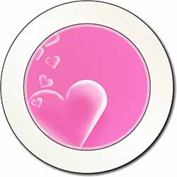 Pink Hearts Love Gift Car or Van Permit Holder/Tax Disc Holder