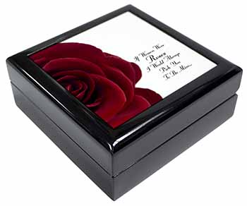 Rose-Wife, Girlfriend Love Sentiment Keepsake/Jewellery Box