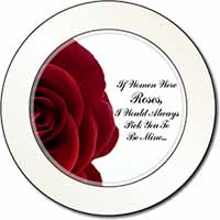 Rose-Wife, Girlfriend Love Sentiment Car or Van Permit Holder/Tax Disc Holder